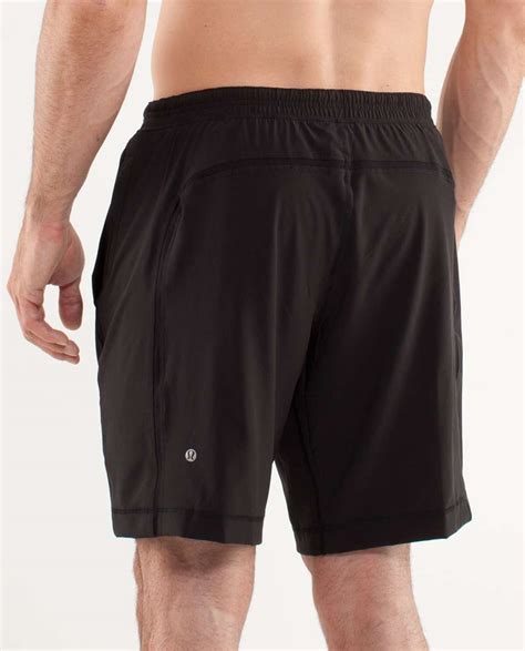 lulu mens black shorts