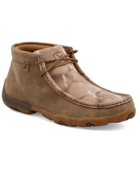 Twisted X Women's Chukka Driving Mocs, Brown