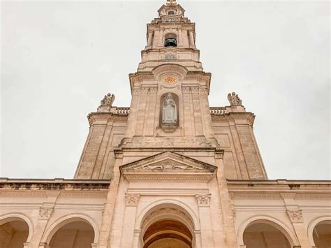 Download Fatima Sanctuary Worm's-eye View Wallpaper | Wallpapers.com