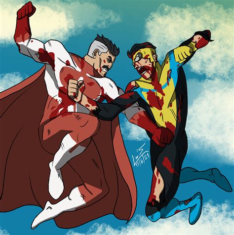 ArtStation - Invencible vs Omni-Man