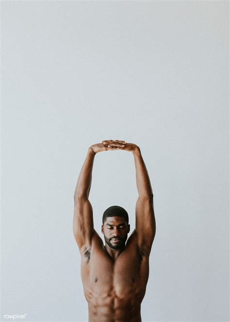 Naked black man stretching his arms | premium image by rawpixel.com ...