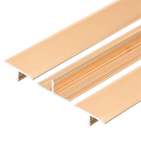 Uxcell 3pcs Aluminum T Molding Floor Transition Strip, Door/Carpet to ...