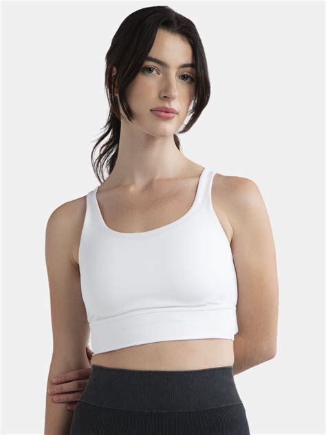 Brandclub - Women's and Women's Plus Two-Strap High Impact Molded Cup Sports Bra, Sizes XS-4X