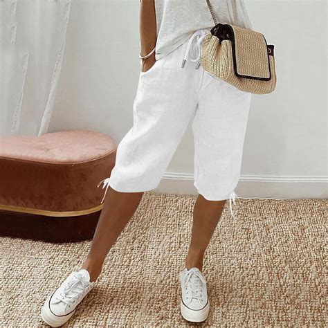 Sailboat Womens Capris for Summer Petite Length Ladies Pedal Pushers ...