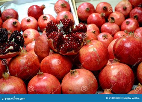 Juicy Fruits. Red Grenades. Delicious Food Stock Photo - Image of apple ...