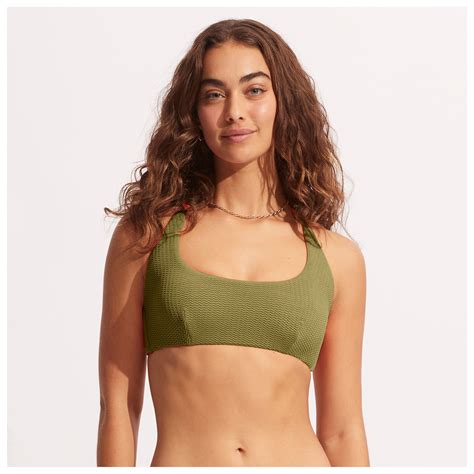 Seafolly Sea Dive Scoop Neck Halter - Bikini Top Women's | Buy online ...