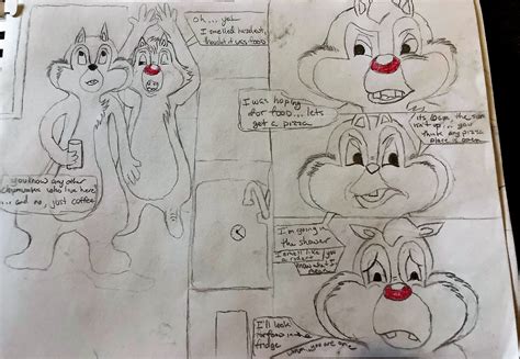 Chip 'n' Dale Comic 05- WIP by ReignTheWeremunk on DeviantArt