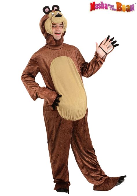 Masha and the Bear Bear Adult Costume | Adult TV Costumes
