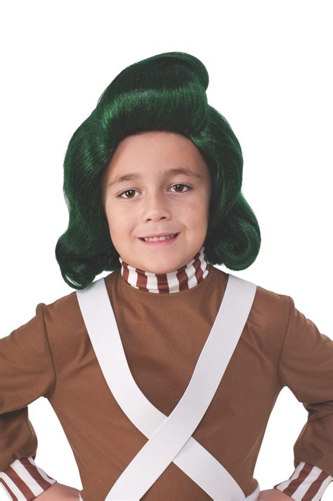 Oompa Loompa Bouffant Wig Kids Fake Hair Costume Party Accessory ...