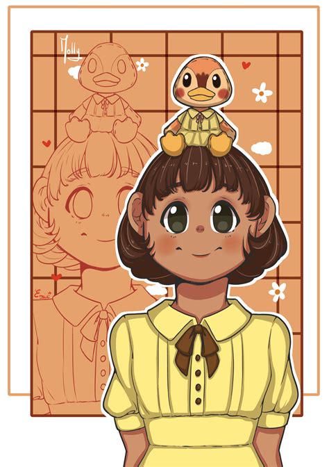 Emiyi - [Animal Crossing] Human Design - Molly 2022 Illustration