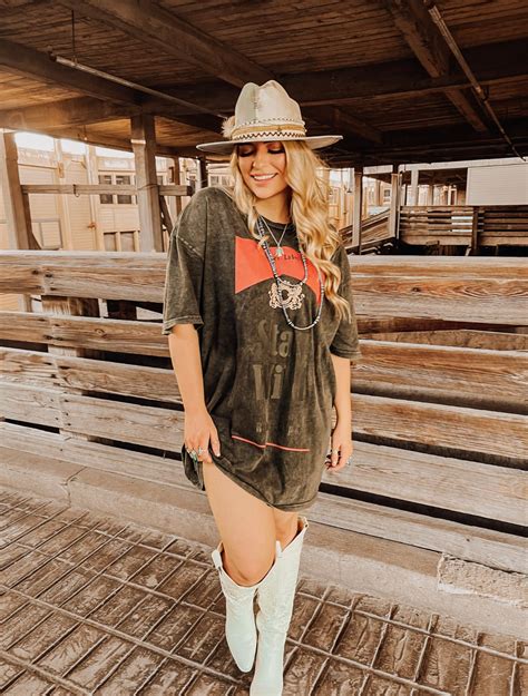 Stay Wild T-Shirt Dress | Western Fashion | The Bevel Label | Concert ...