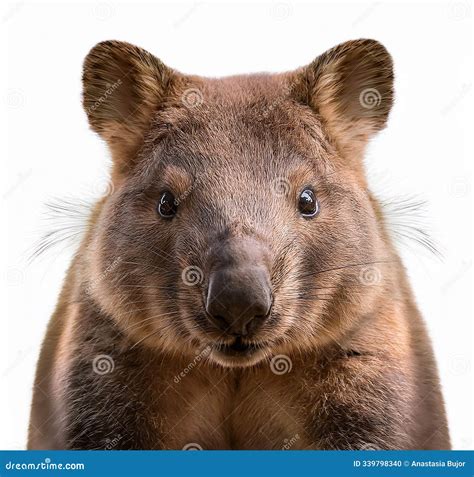 Animal Quokka, Isolated on a White Background. Stock Illustration - Illustration of medium, paws ...