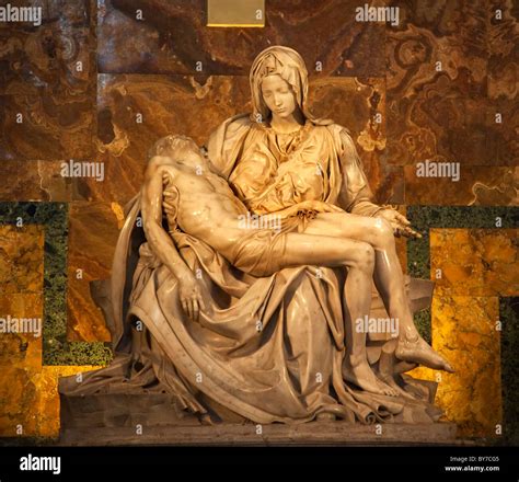 Michelangelo Pieta Sculpture Vatican Inside Rome Italy Stock Photo - Alamy