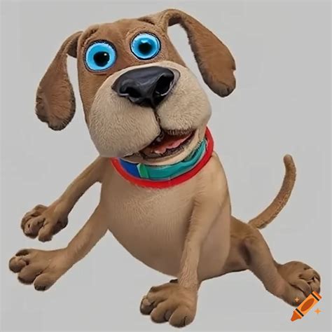 Illustration of talking ben dog on Craiyon