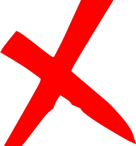Free Red X Transparent Png Download Free Red X Transp - vrogue.co