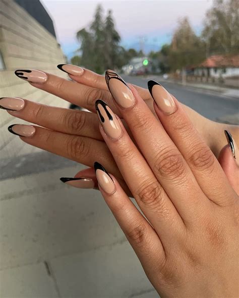 30+ Spooky Halloween French Tip Nails - Nail Designs Daily