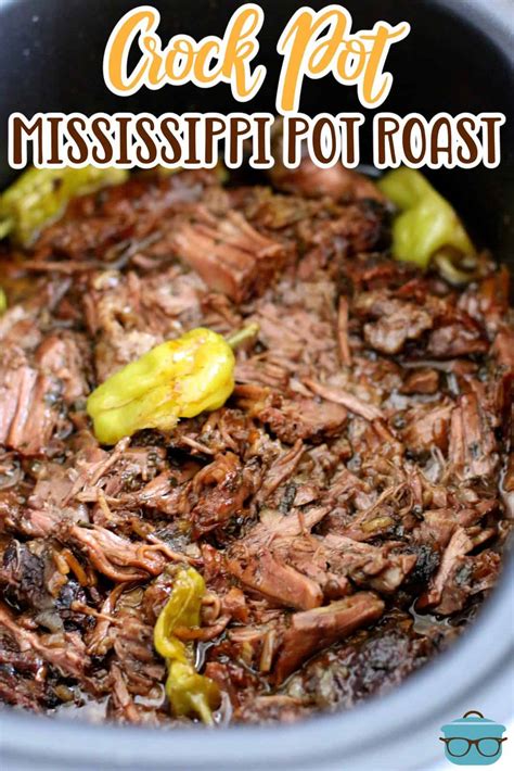 Mississippi Pot Roast High Heat Crock Pot at Laverne Gonsales blog