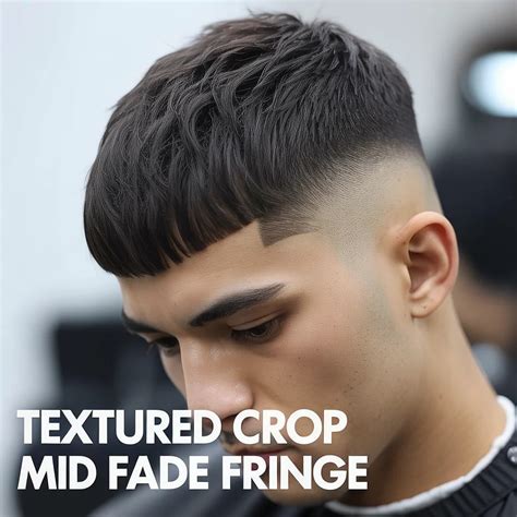 Mid Fade Fringe Haircut - Look Sharp and Stay Cool