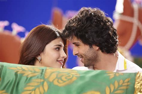 Girish Kumar, Shruti Haasan in the still from movie Ramaiya Vastavaiya ...
