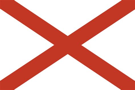 Alabama state flag. Official colors and proportions. National Alabama ...