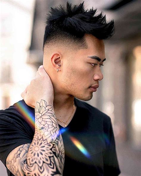 Mohawk Fade Haircut Asian