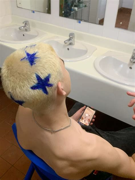 16 Bleach buzz ideas in 2025 | dyed hair men, bleached hair men, buzzed ...