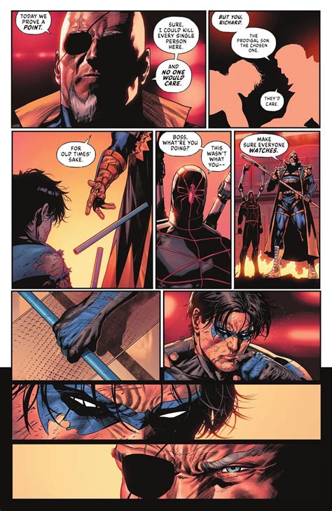 Nightwing Robin And Blade Vs Deathstroke And Daredevil