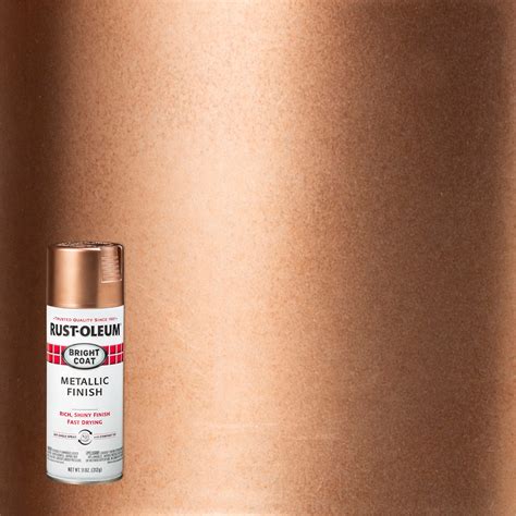 Rust-Oleum Rose Gold Metallic Spray Paint 11 oz Rust Preventive Bright ...