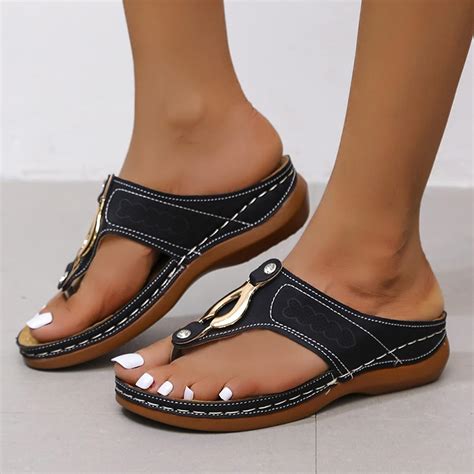 Amazon.com: Orthopedic Wedge Sandals for Women Dressy Summer ...