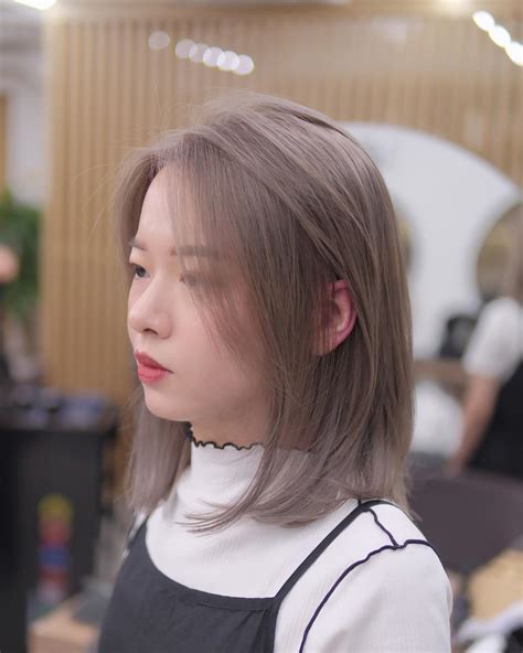 Ryan｜旺角髮型師｜日韓系髮型｜色彩漂染｜縮毛矯正｜免漂髮色 ｜層次剪裁｜短髮 | 灰啡色 秋冬髮色 厚重剪裁 配 輕調量 輕調量可改善頭髮 ...