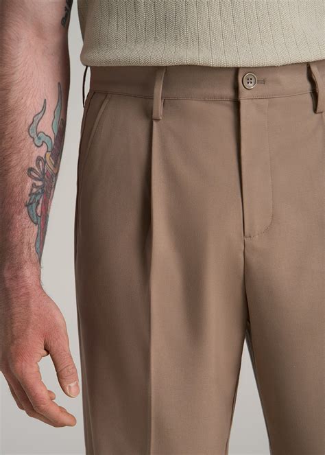 Tall Men's Relaxed Tapered Pleated Trouser | American Tall in 2024 ...