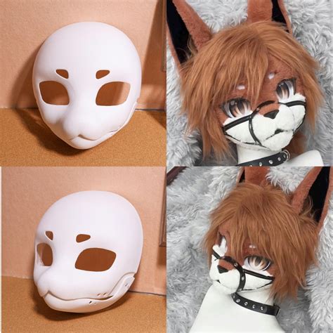 Furry Fursuit Moving Jaw Head Base (kig Series) Movable Jaw Kig 3D ...