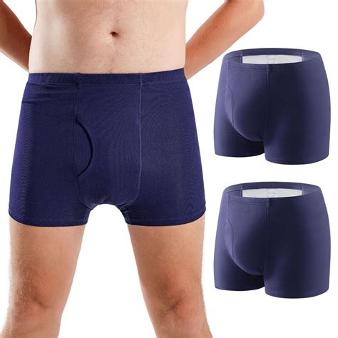 CARER Mens Incontinence Underwear Urinary Leakproof Cotton Underwear ...