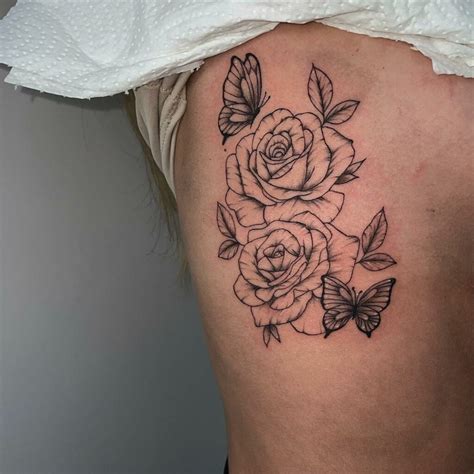 11+ Rose And Butterfly Tattoo Ideas That Will Blow Your Mind!