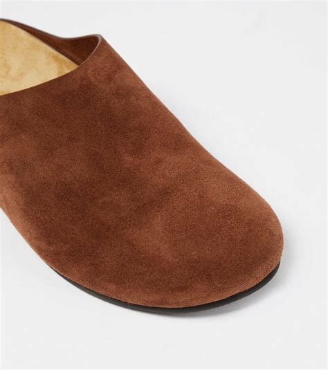 The Row Hugo suede mules The Row