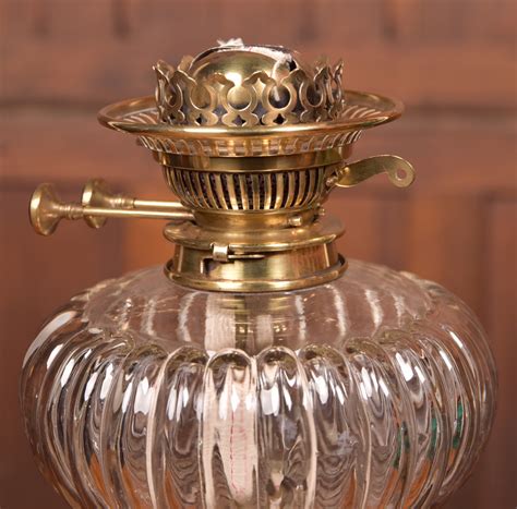 Victorian Messenger Paraffin/ Oil Lamp