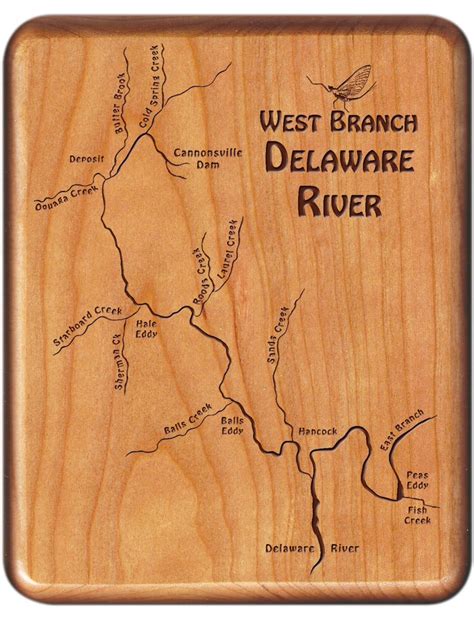 West Branch Delaware River Fishing Map at Herbert Ahner blog