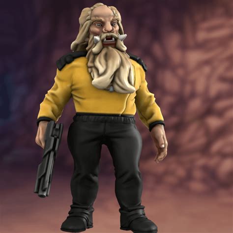 A Tellarite Starfleet Officer from Star Trek : HeroForgeMinis