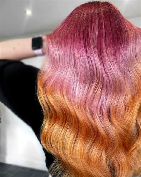 33+ Eye-Catching Pink And Orange Hair Ideas