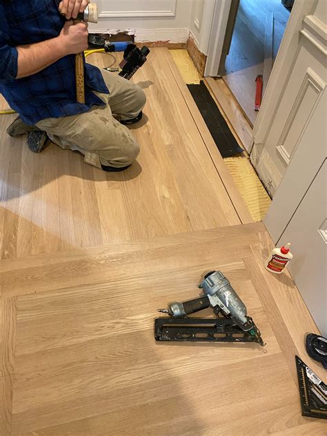 Custom wood flooring patterns at Apex Wood Floors.