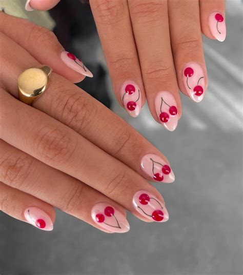 Cherry Nail Design