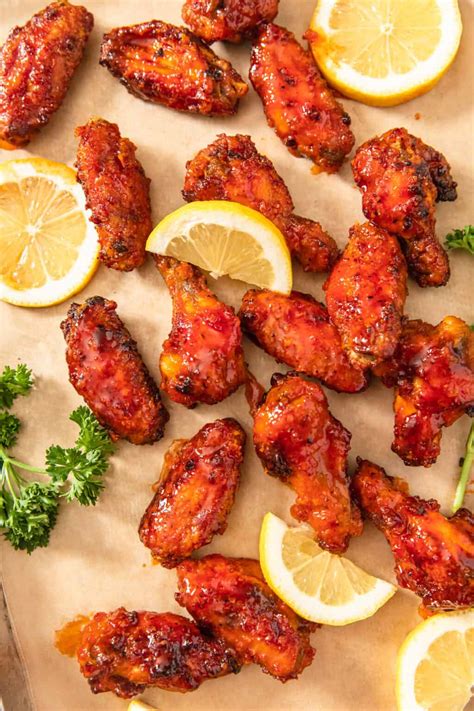 Air Fryer Hot Honey Lemon Pepper Chicken Wings | Queenslee Appétit