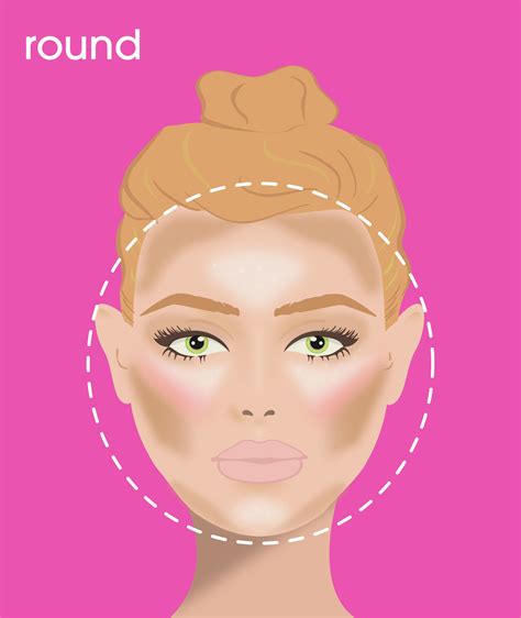Corrective Makeup For Round Face Shape | Makeupview.co