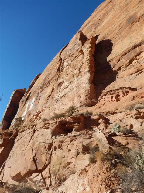 After the canyon opens - Bull Pasture Canyon - Robbers Roost - Road ...