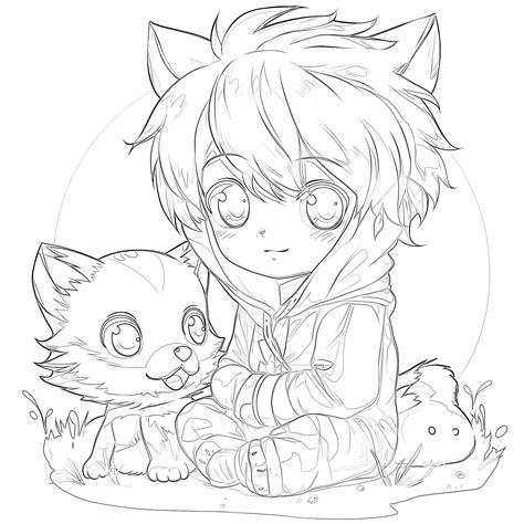 Chibi Anime Characters Coloring Pages [2025]