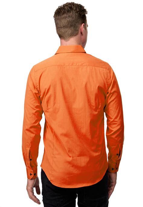 Dorsino orange long sleeve shirt 1, Suitable to wear for many different ...