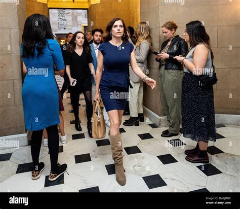 Washington, United States. 04th Jan, 2023. U.S. Representative Nancy Mace (R-SC) walking by ...