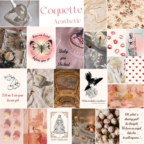 Coquette room decor magazine size coquette aesthetic wall etsy – Artofit