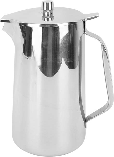 Amazon.com: YYQTGG Stainless Steel Pitcher with Lid, 2L Stainless Steel ...