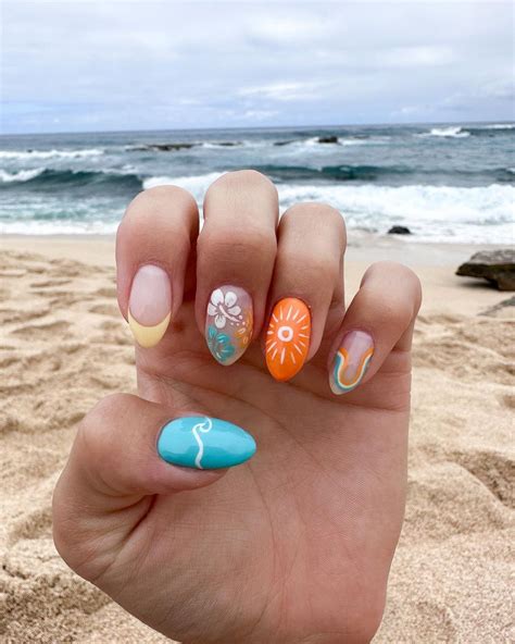 20 awesome summer beach nails to inspire you – Artofit